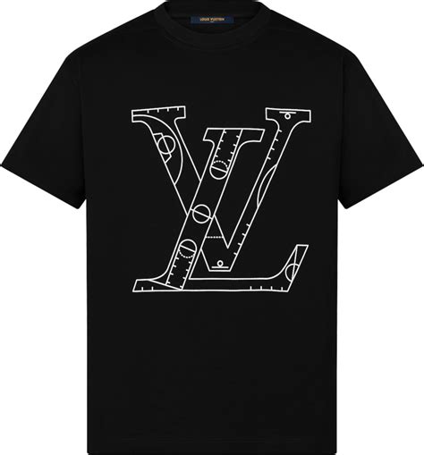 louis vuitton x nba basketball short-sleeved t-shirt black|Louis Vuitton basketball accessories.